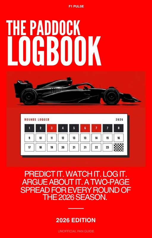 The Paddock Logbook 2026 cover